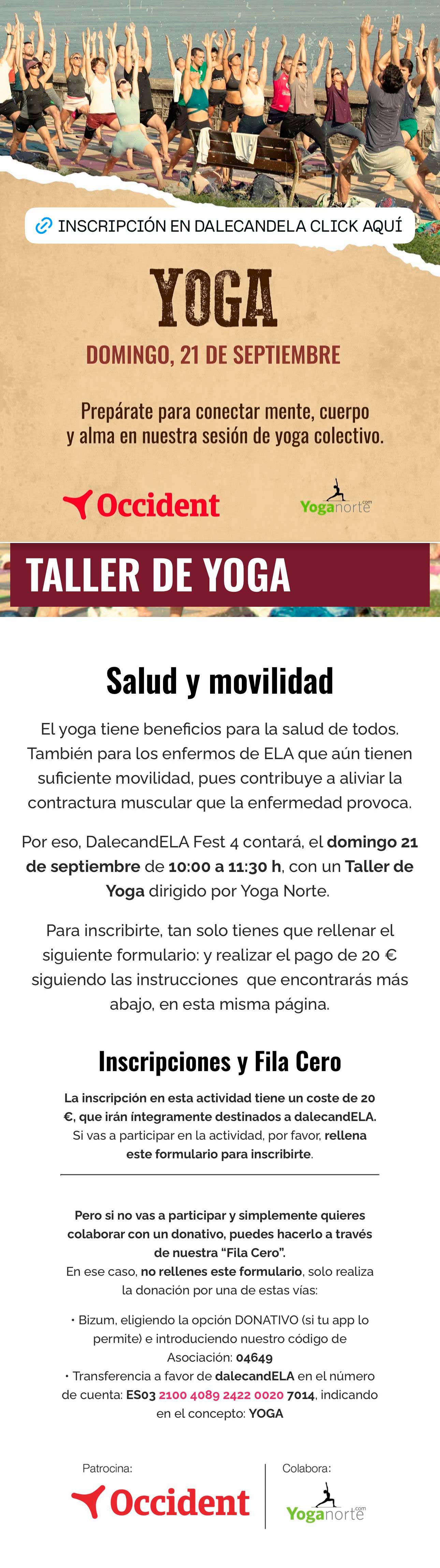 YOGA con DalecandELA
